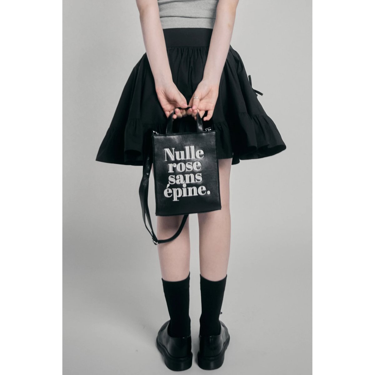 Nulle rose sans épine leather 2way bag（2color） 