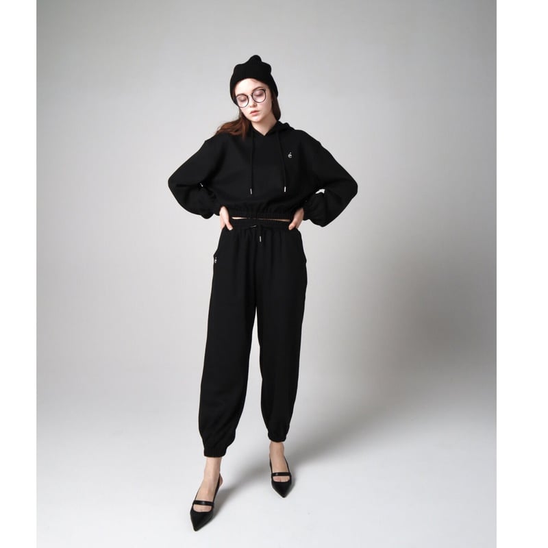 é knit hoodie black | épine é knit hoodie black | épine