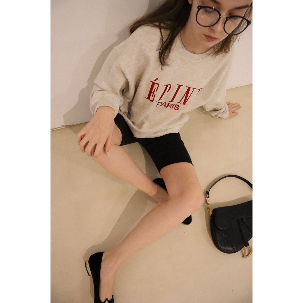 ÉPINE PARIS big sweat pink×pink | épine