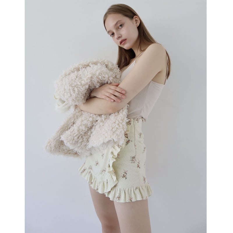 frill skirt pants corduroy flower | épine frill skirt pants corduroy flower | épine