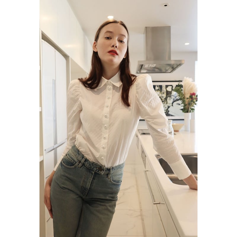 ÉPINE PARIS Pearl blouse white | épine