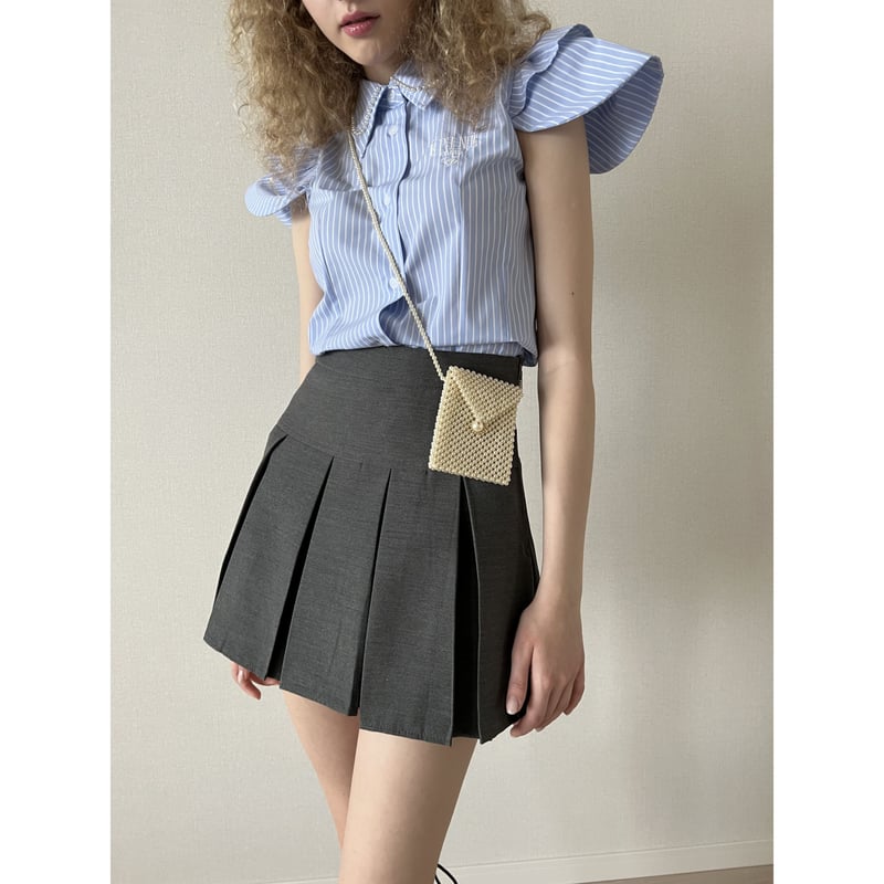 epine プリーツスカート pleats mini skirt