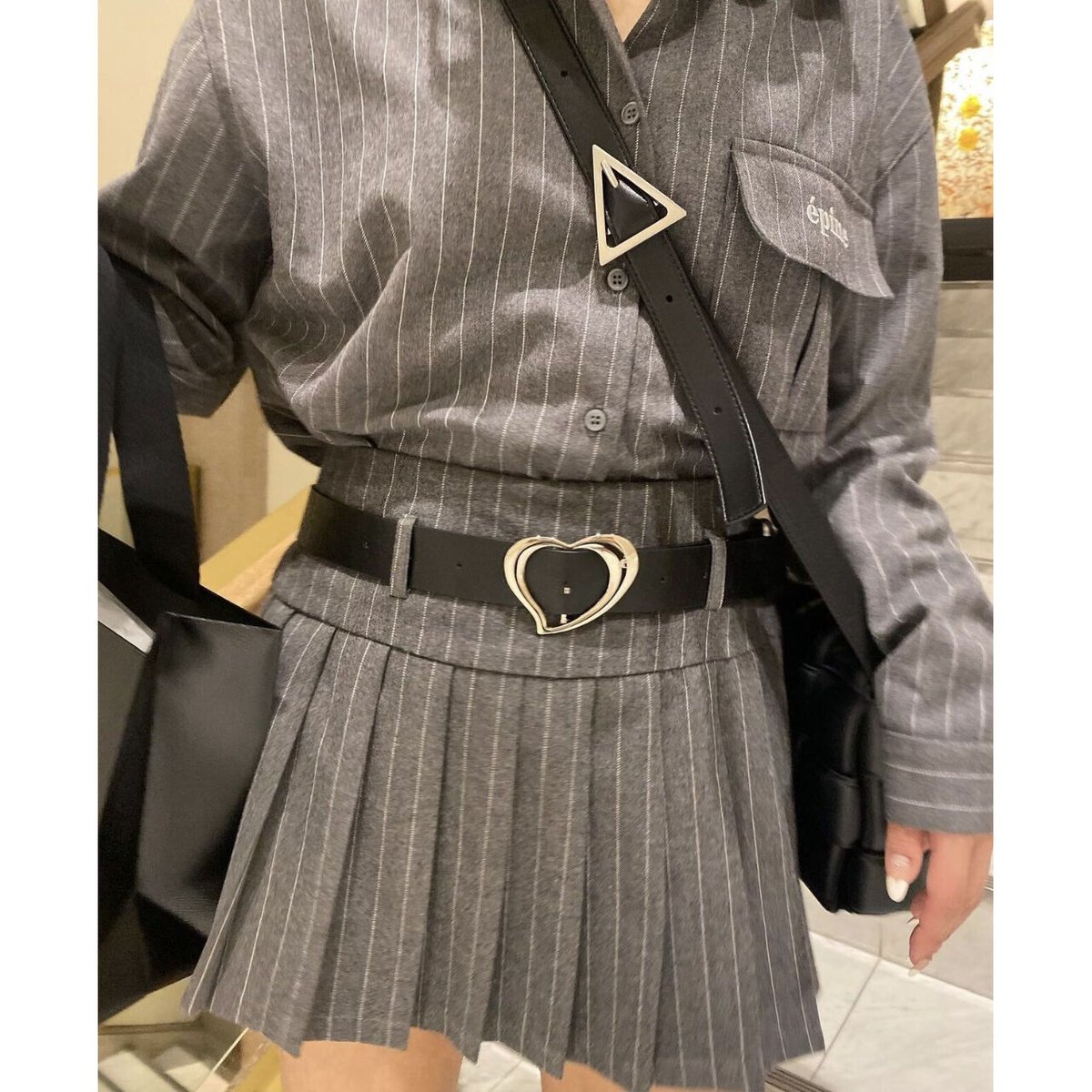 エピヌ é Heart buckle belt é Heart buckle belt | épine
