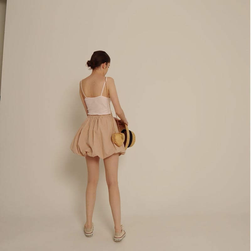 新品未使用　ESMOK balloon tops ベージュ 売約済Esmok balloon tops pink beige