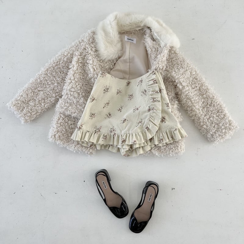 frill skirt pants corduroy flower | épine frill skirt pants corduroy flower | épine
