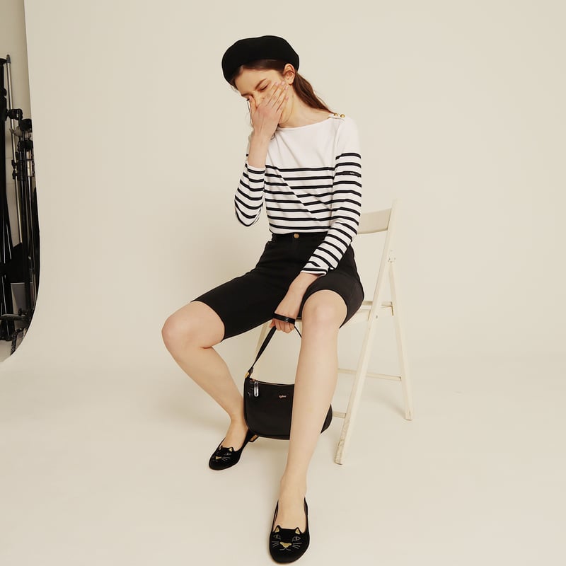 epine é botton border long tee é botton border long tee | épine