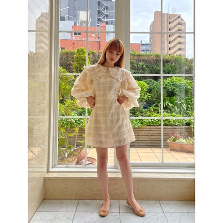 《GHOSPELL》 Rolling Check Mini Dress(05)