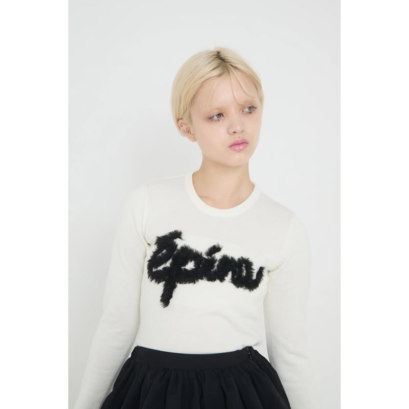 épine fur logo knit（2 color） | épine