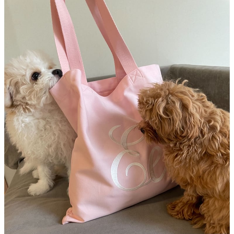 Eé embroidery tote bag pink | épine Eé embroidery tote bag pink | épine