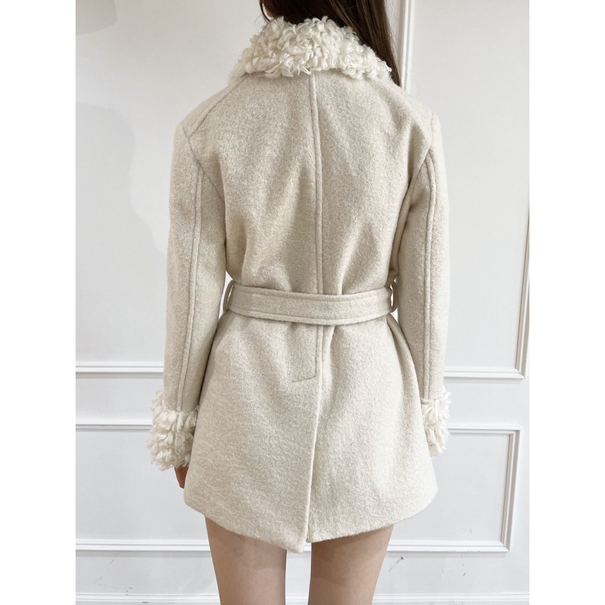 SACRA - SACRA サクラ 22AW 日本製 POODLE FUR GILET プードルファー 