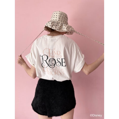 épine - epine エピヌ　ビッグTシャツ ホワイト　オーロラ姫　ディズニー Princess Aurora＞ Eé BIG TEE white | épine