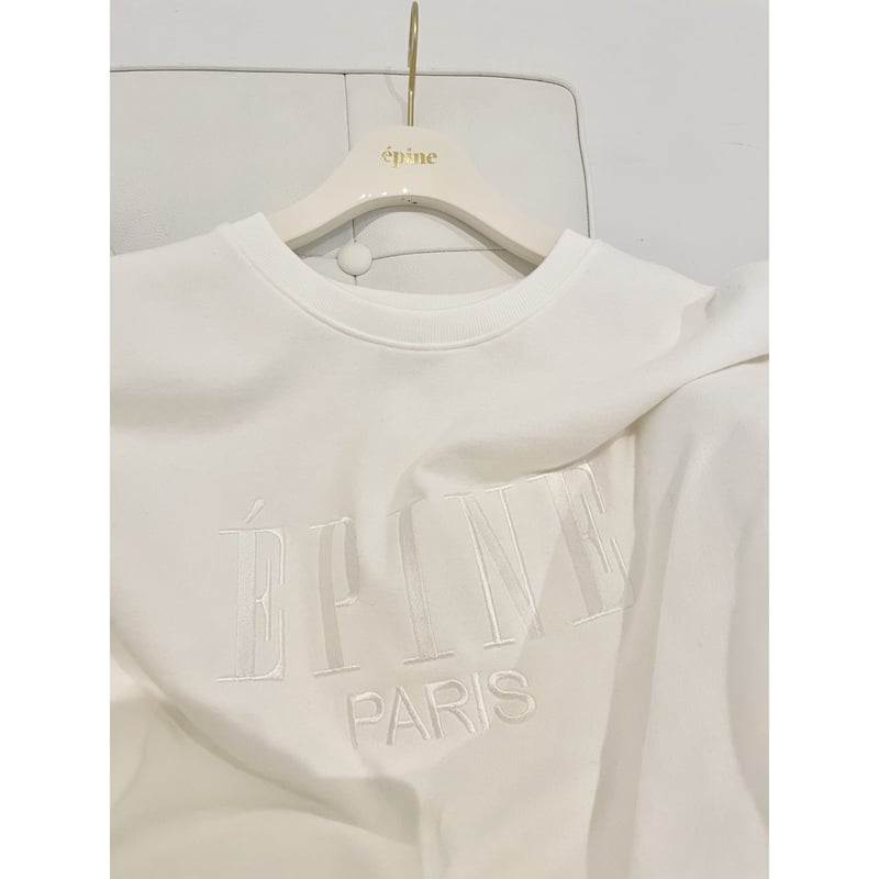 ÉPINE PARIS big sweat white×white | épine ÉPINE PARIS big sweat white×white | épine