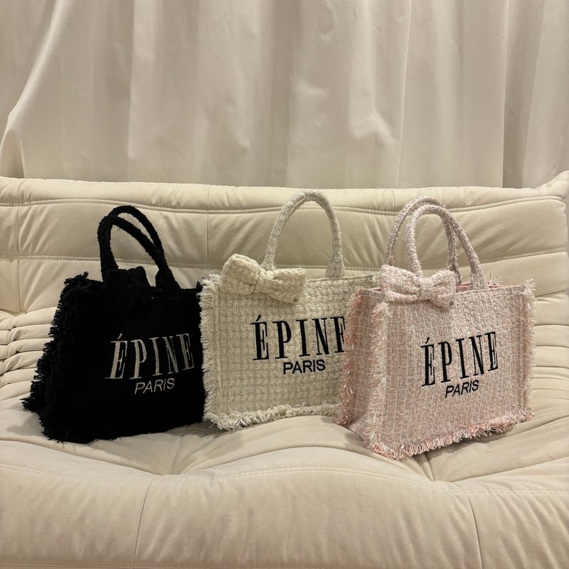 2024SS ver ÉPINE PARIS book tote bag medium（3co