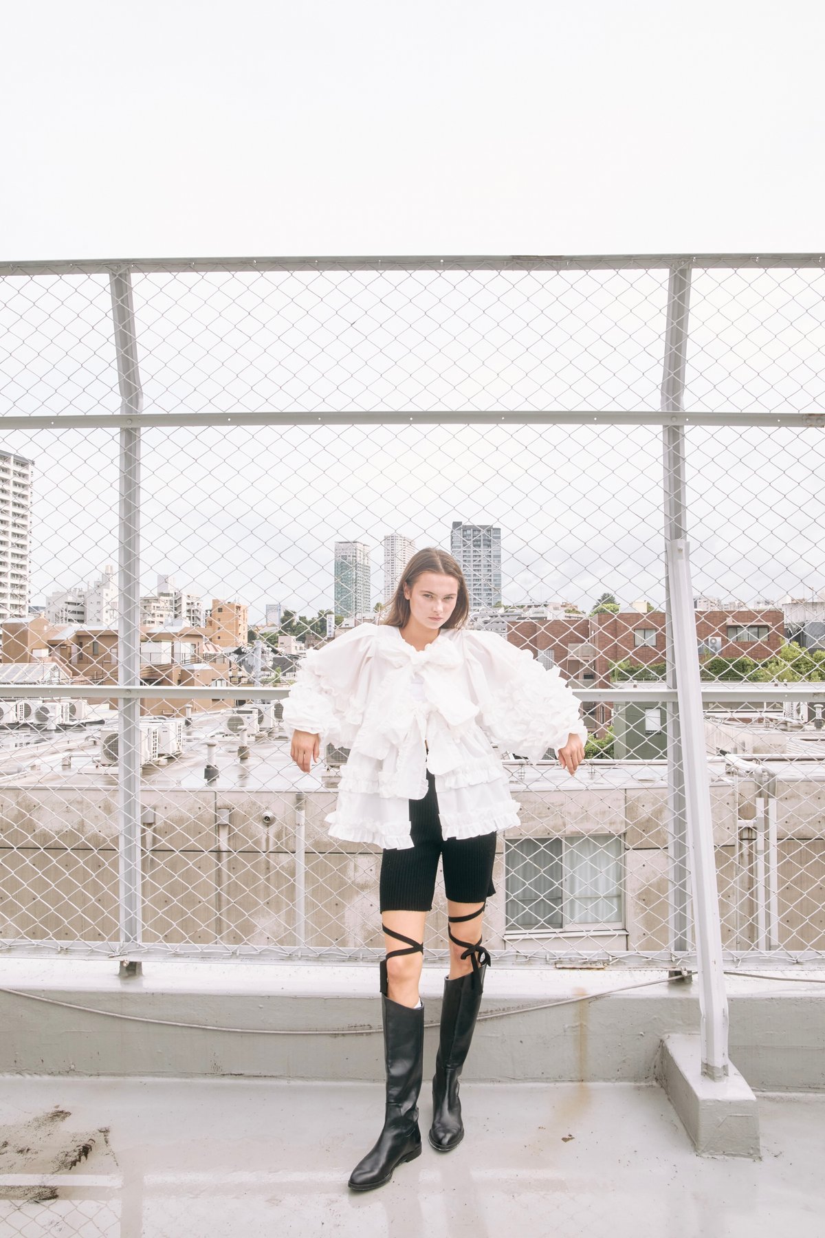 épine double ribbon frill blouse(2color) | épine épine double ribbon frill blouse(2color) | épine