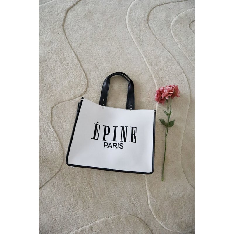 【限定品】ÉPINE PARIS piping heart studs bag