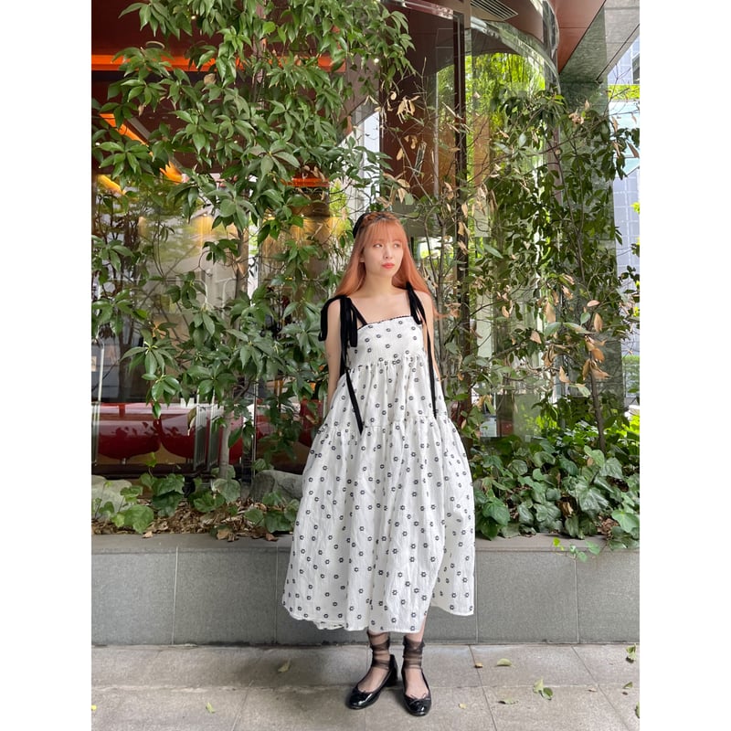 sister jane》Lucia Jacquard Midi Dress | épine