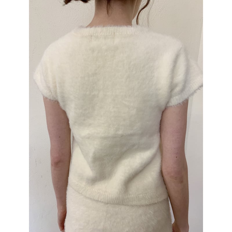 rose mohair knit ivory | épine rose mohair knit ivory | épine