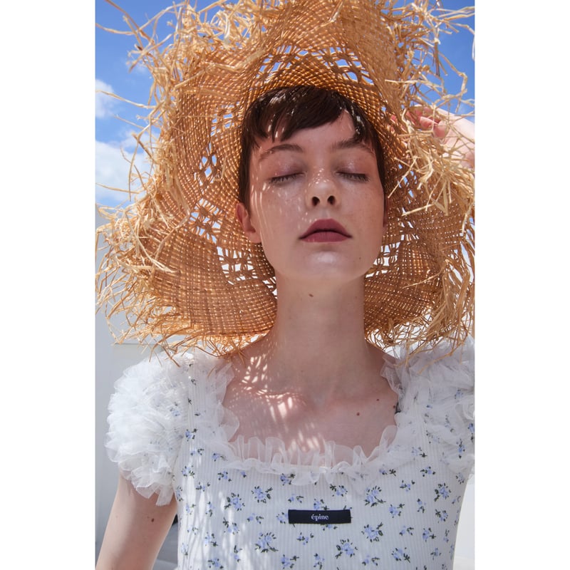 épine label tulle rib onepice(2color) | épine épine label tulle rib onepice(2color) | épine