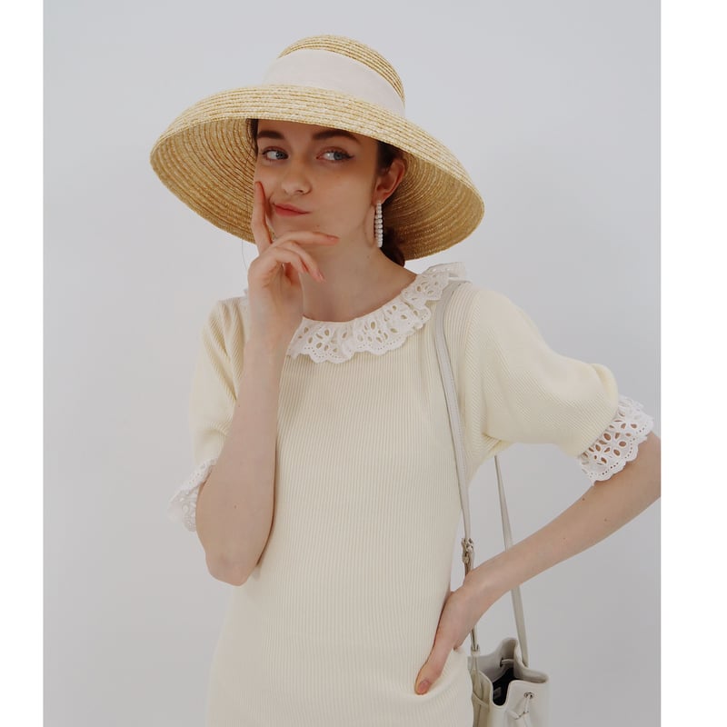 ❤️定価10978円Mermaid Lace RIB Knit OP
