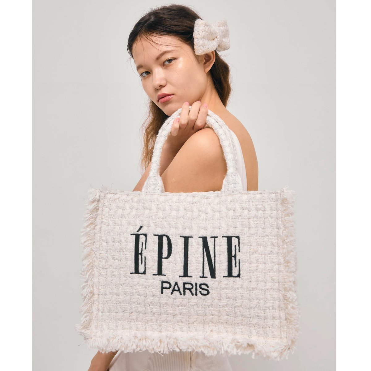 2024SS ver ÉPINE PARIS book tote bag medium（3color）