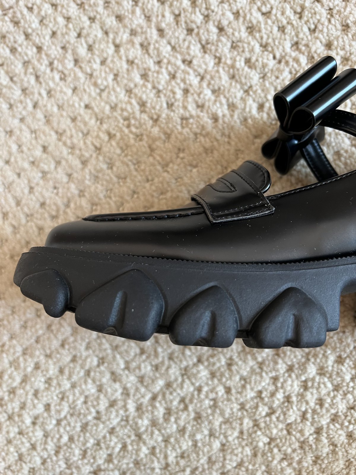 靴 epine ribbon fringe Loafer ribbon Goa Loafer | épine