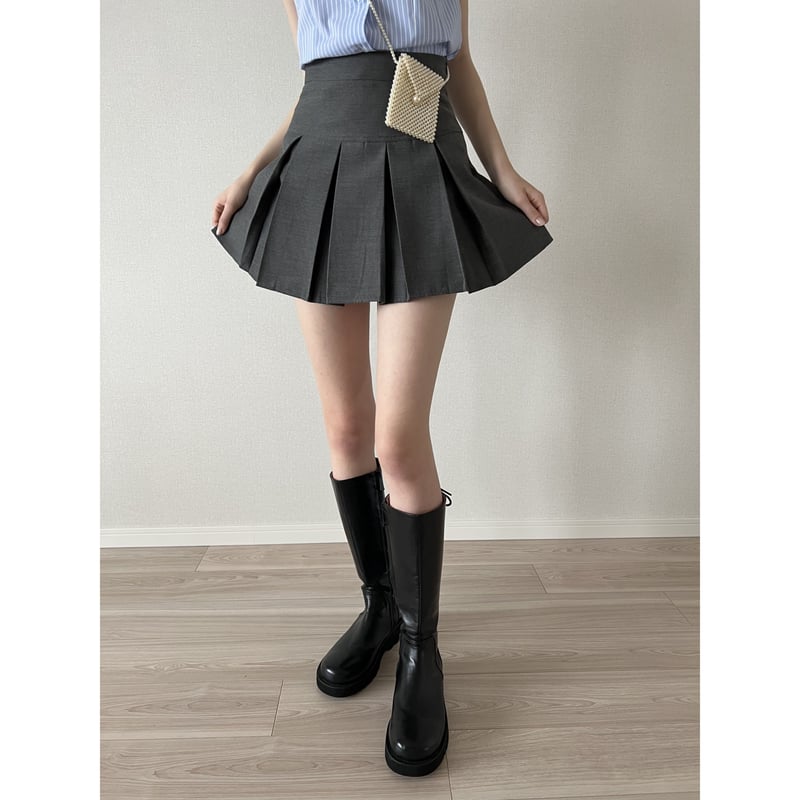 epine プリーツスカート pleats mini skirt