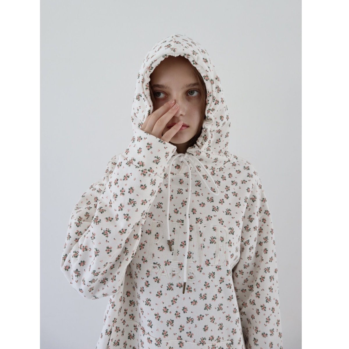 ÉPINE PARIS hoodie flower off white