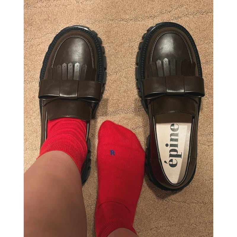 ribbon fringe Loafer (2color) | épine ribbon fringe Loafer (2color) | épine