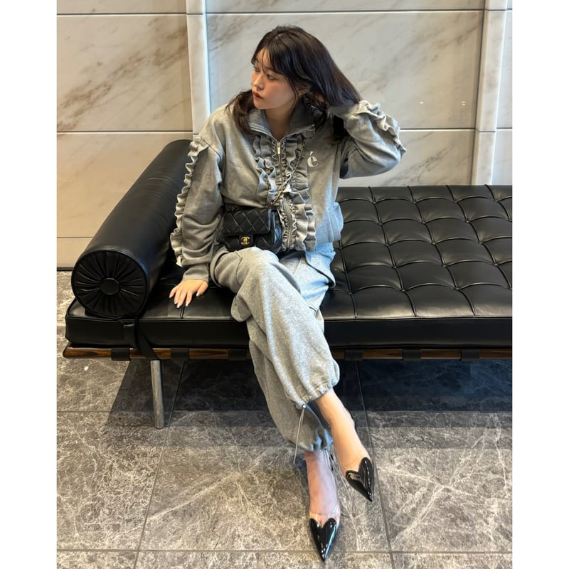 é frill zip sweat blouson(3color) | épine é frill zip sweat blouson(3color) | épine