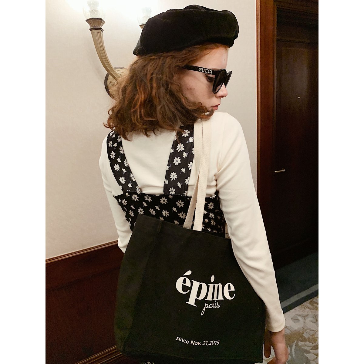 épine shop bag tote black | épine