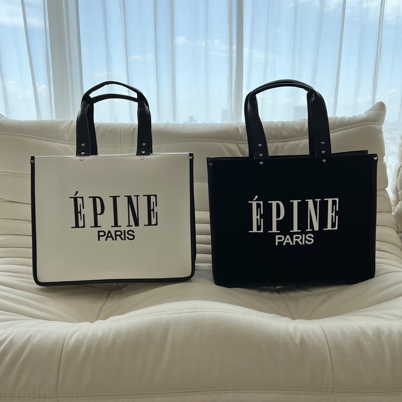 限定品】ÉPINE PARIS piping heart studs bag | épine