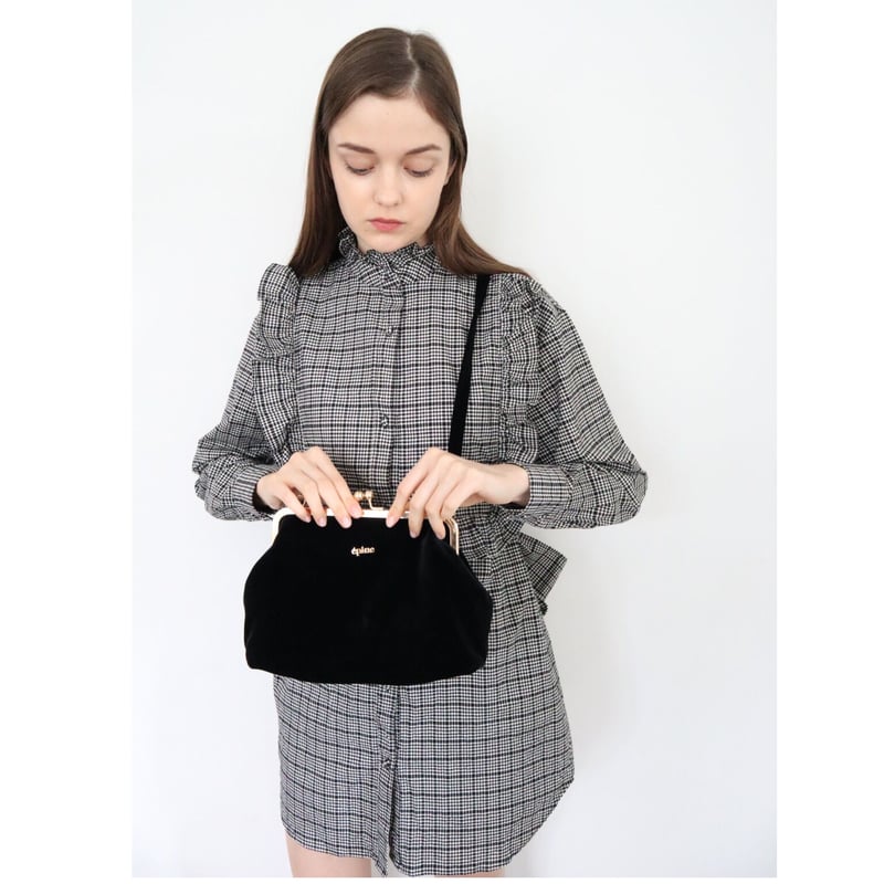 épine logo 2way bag velvet | épine 