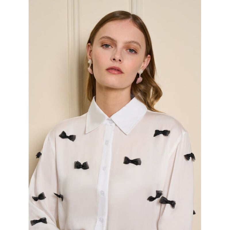 sister jane】Dauphine Bow Shirt | épine