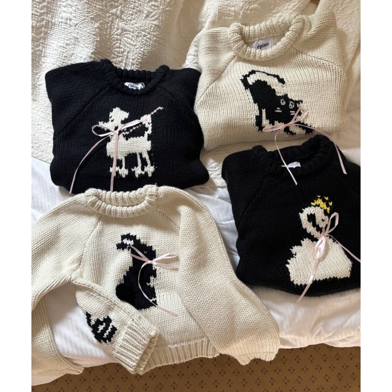 é animal knit(4variation) | épine é animal knit(4variation) | épine