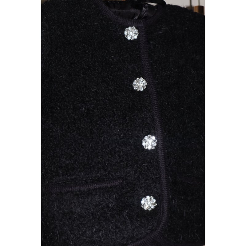 bijou fur jacket black | épine bijou fur jacket black | épine