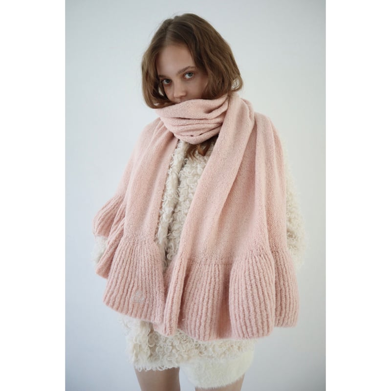 epine Eé frill knit muffler(最終値下げ)