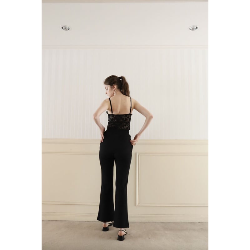épine lace line Jersey set up Eé jersey set up black×white | épine
