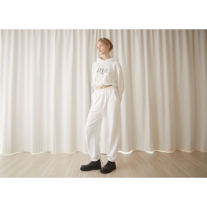 ÉPINE PARIS jersey set up white×green | épine