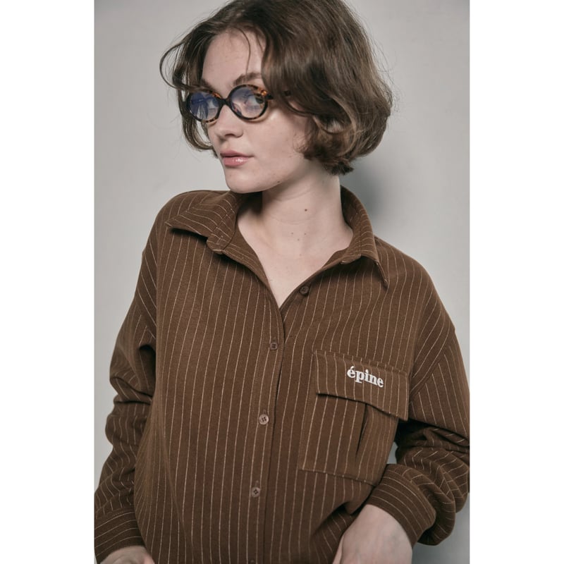 épine over design shirt stripe （2color） | épine