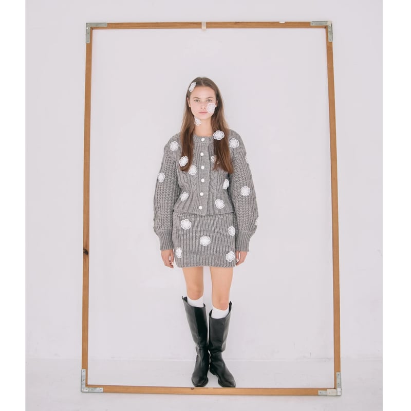 épine cable knit skirt(3 color) | épine épine cable knit skirt(3 color) | épine