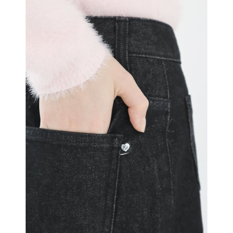 épine ♡ side cut jeans black | épine