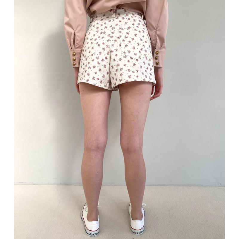 rib knit short pants black | épine