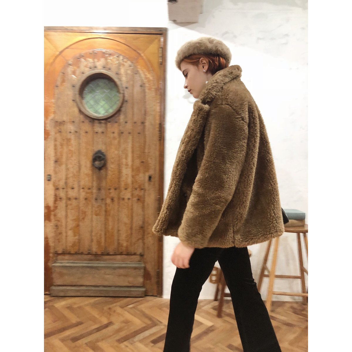 teddy bear boa coat | épine 