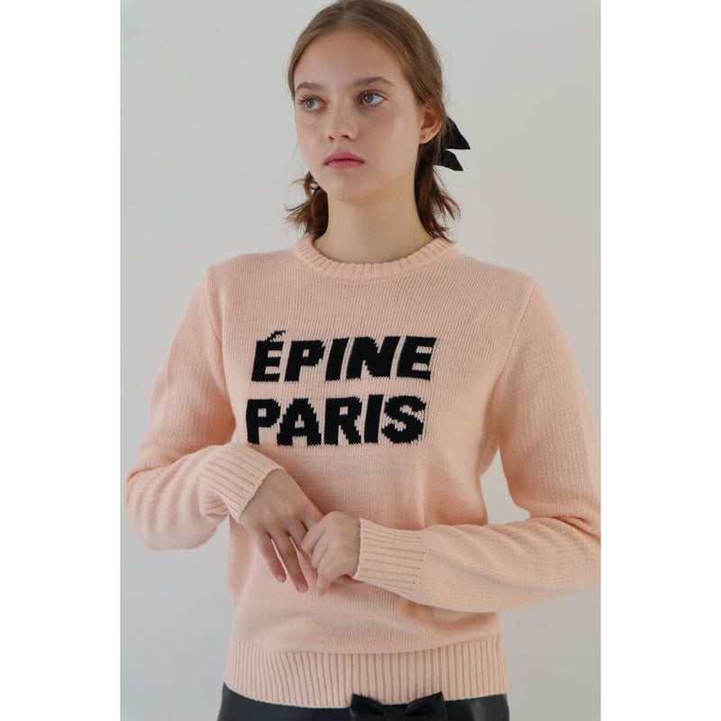 ÉPINE PARIS big knit pink エピヌ ニット ピンク ÉPINE PARIS big knit pink エピヌ ニット ピンク