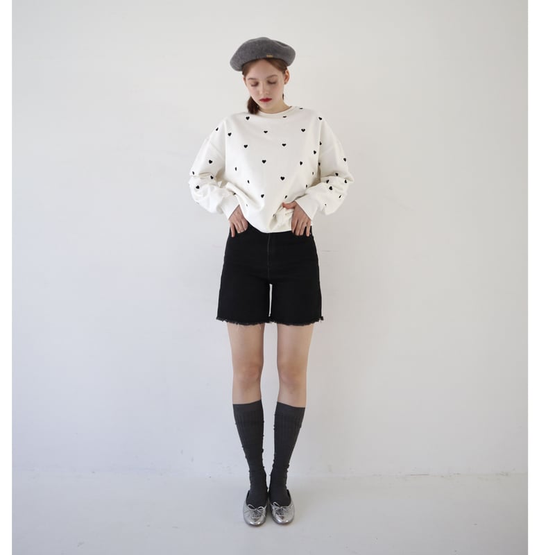 Heart &Broken heart sweat off white | épine 