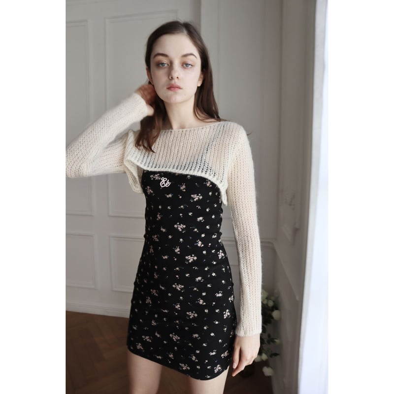 Eé embroidery camisole onepiece flower | épine