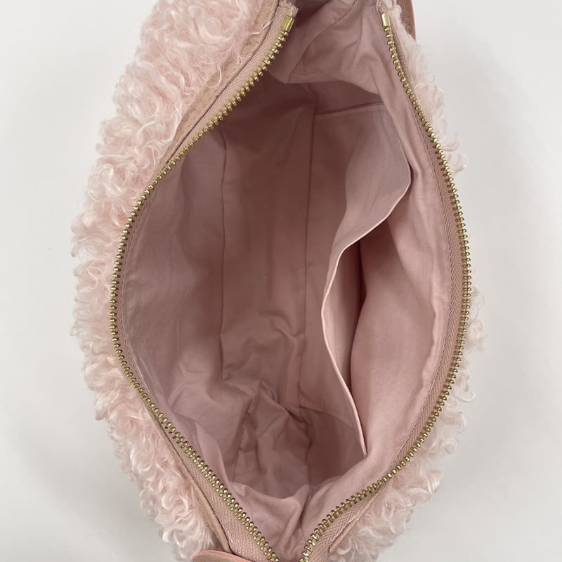 épine label poodle fur bag baby pink | épine épine label poodle fur bag baby pink | épine