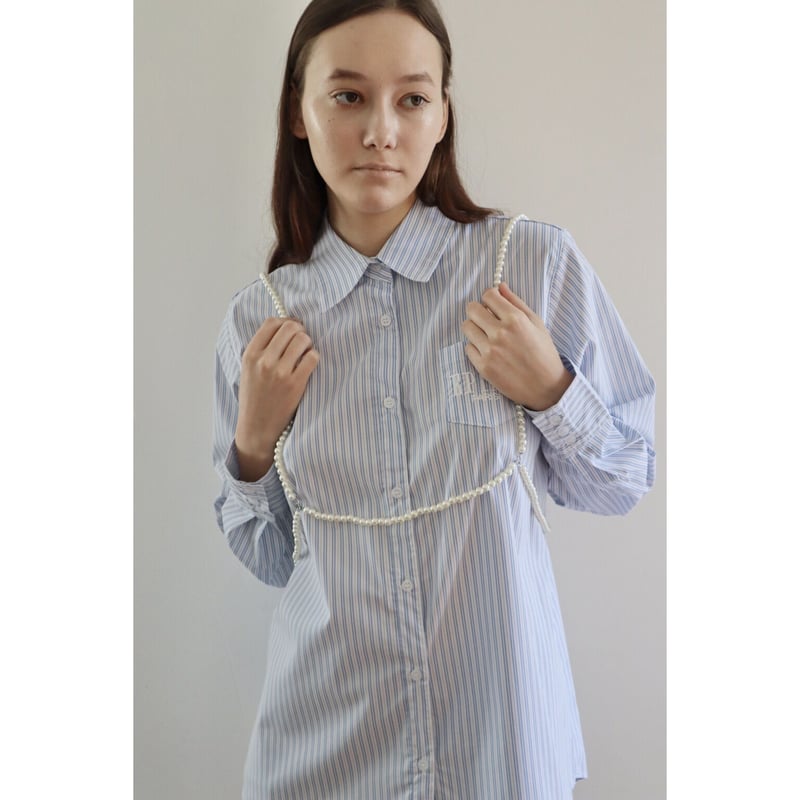 ÉPINE PARIS over shirt blue stripe | épine