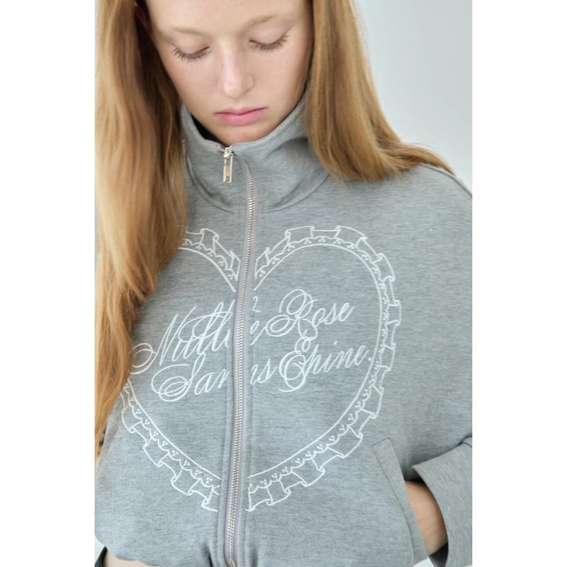 Heart logo zip set up (2 color) | épine Heart logo zip set up (2 color) | épine