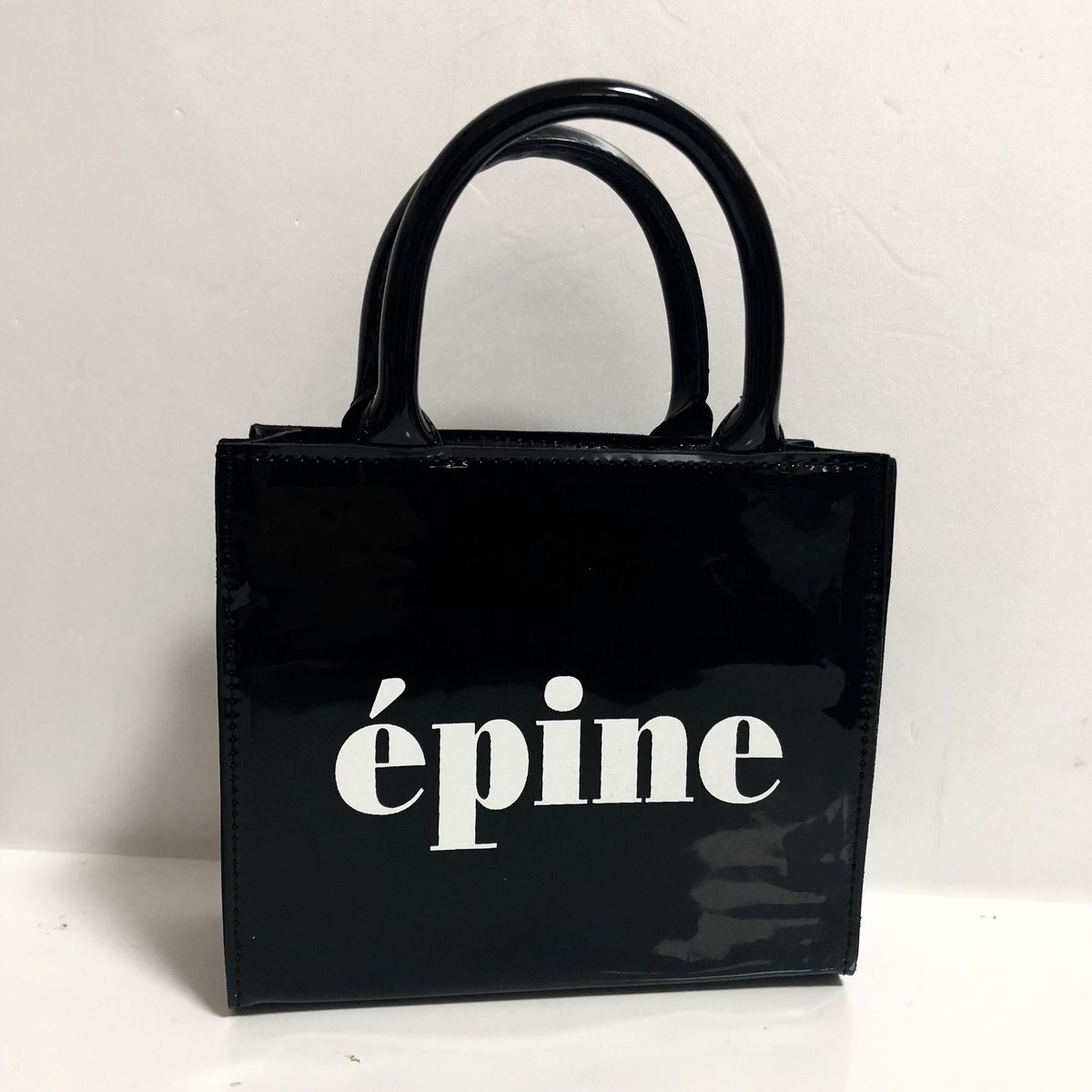 epine ロゴエナメル2way bag